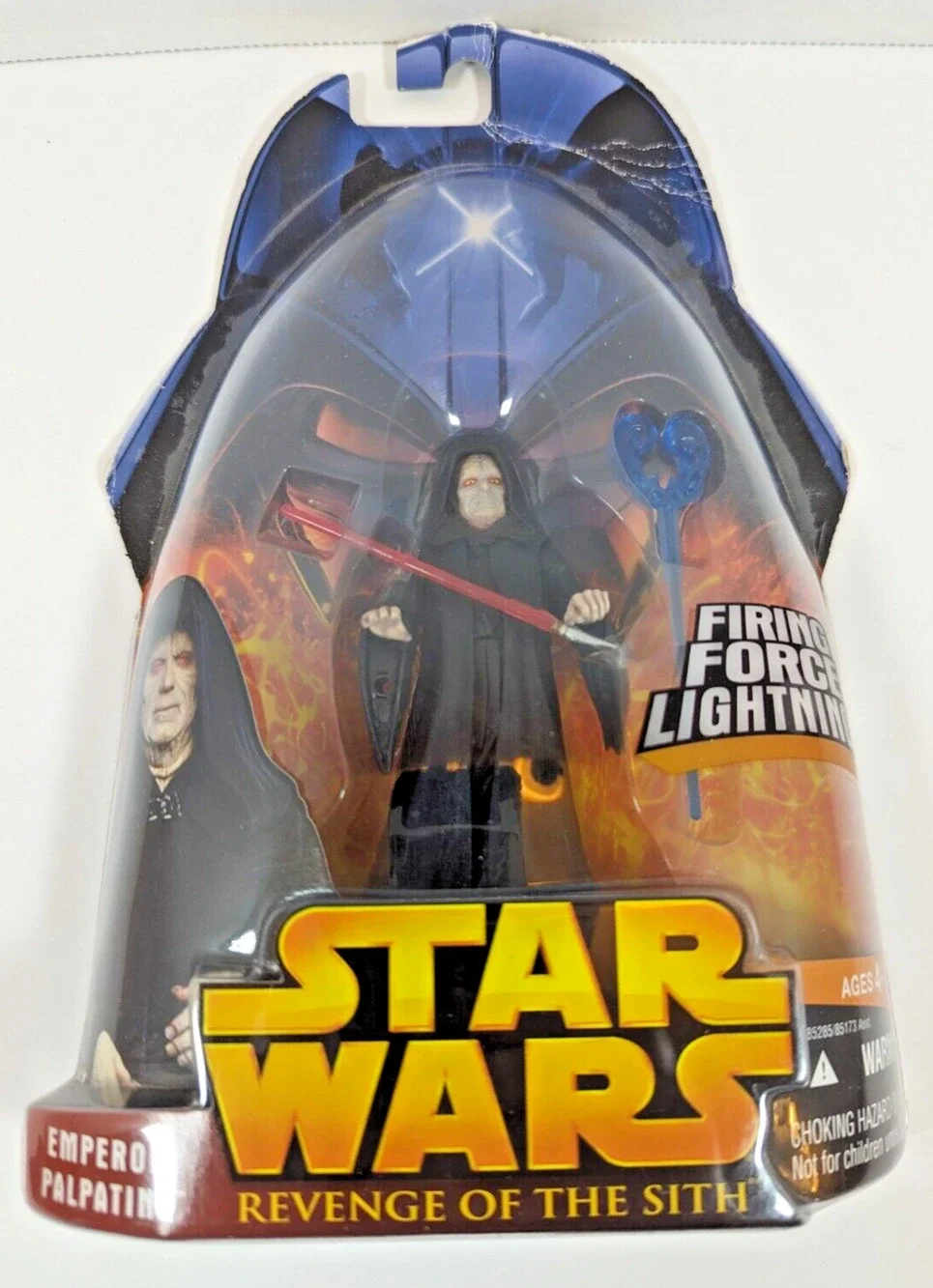 Star Wars: Revenge of the Sith Emperor Palpatine Firing Force Figure NIB Hasbro